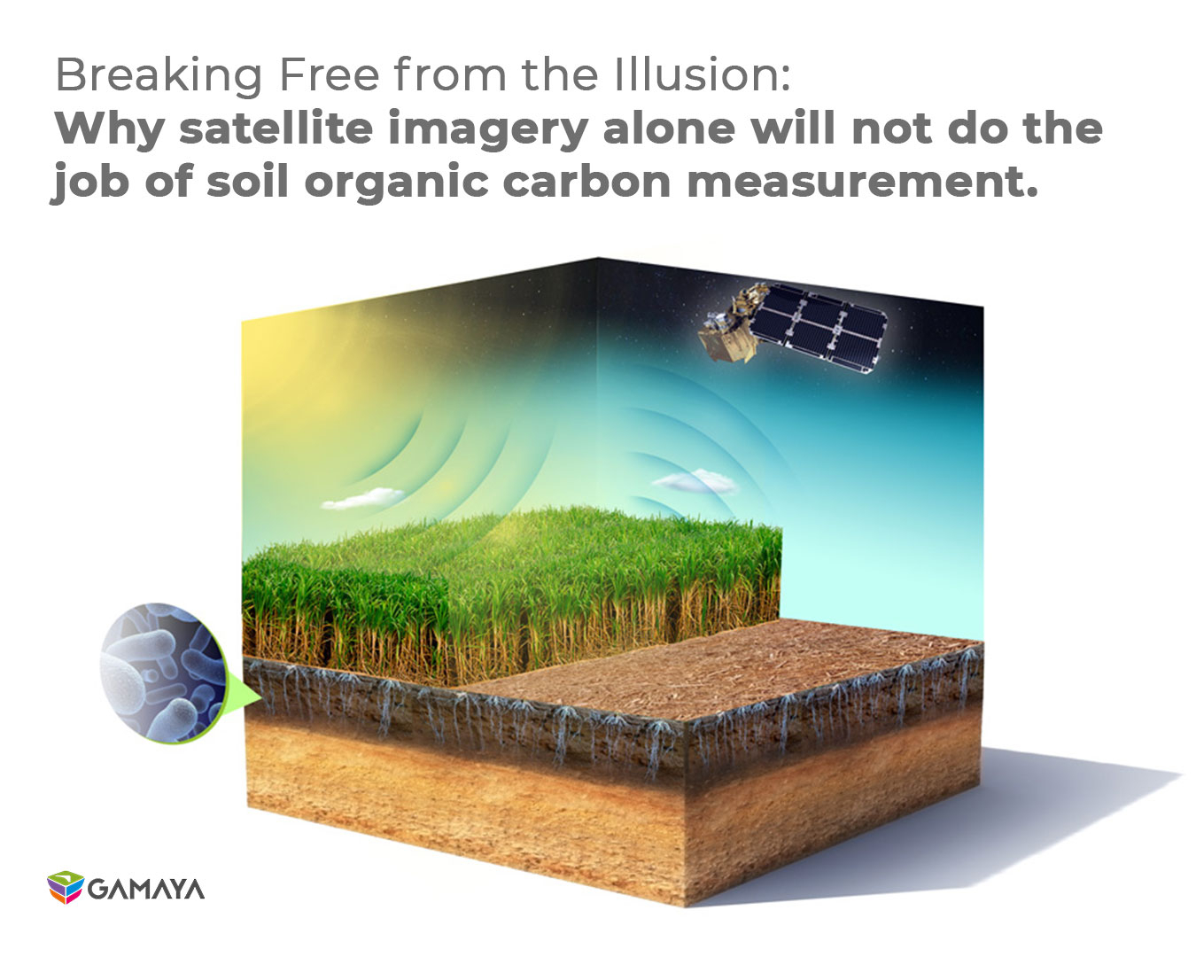 Breaking Free from the Illusion: Why satellite imagery alone will not do the job of soil organic carbon measurement.